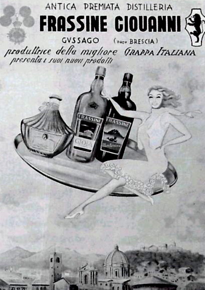 Un manifesto pubblicitario degli anni '50